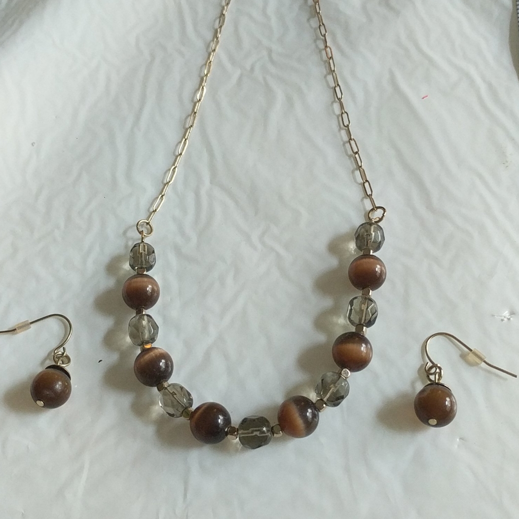 Vintage Beaded Necklace Set